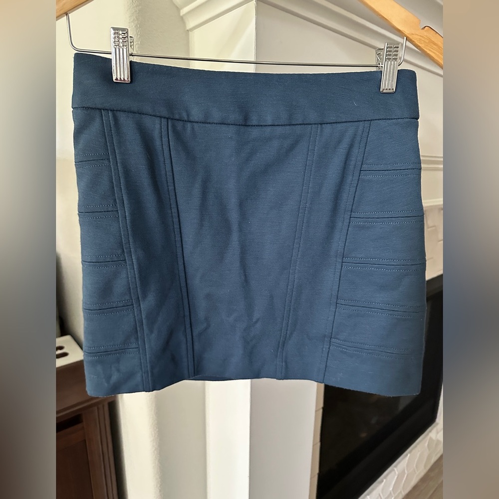 BCBGeneration Teal Mini Skirt